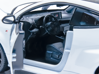 Toyota GR Yaris 2021 white 1:24 Scale Model Car
