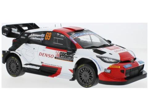 Toyota GR Yaris #69 K.Rovanpera/J.Halttunen WM Rally Monte Carlo 2023 1:18 Scale Diecast Model-IXO-Diecast Model Centre