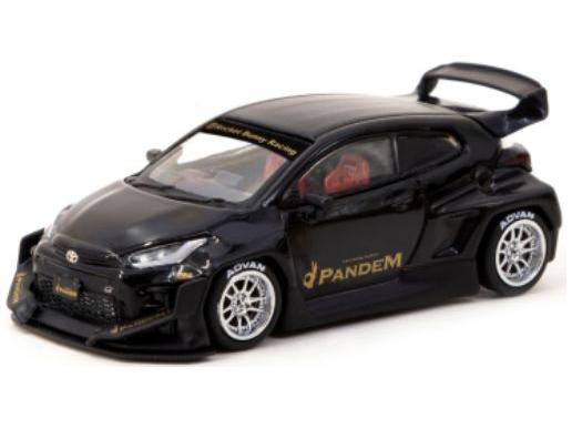 Toyota GR Yaris Pandem Black 1:64 Scale Tarmac Works Diecast Model-Tarmac Works-Diecast Model Centre
