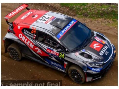 Toyota GR Yaris Rally 2 Rallye Chile 2025 #24 K.Kajetanowicz/M.Szczepaniak 1:43 Scale IXO Diecast Model Car-IXO-Diecast Model Centre