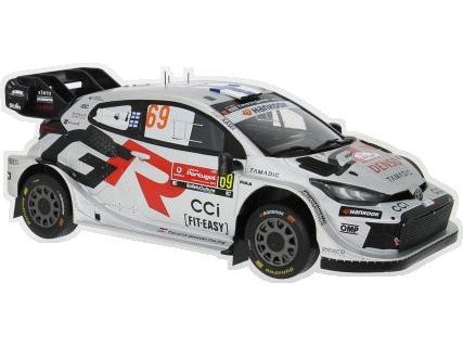 Toyota GR Yaris Rally1 #69 Rally Portugal 2025 K.Rovanpera/J.Halttunen 1:18 Scale Diecast Car – IXO-IXO-Diecast Model Centre