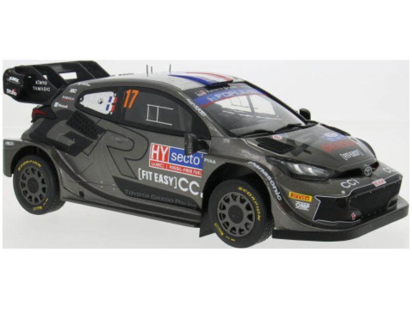 Toyota GR Yaris Rally1 Hybrid #17 S.Ogier/V.Landais Rally WM Rally Finland 2024 1:18 Scale Diecast Model-IXO-Diecast Model Centre