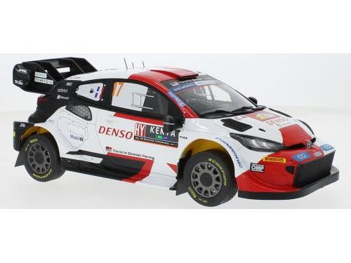 Toyota GR Yaris Rally1 Hybrid #17 S.Ogier/V.Landais Rallye WM Safari Rally 2023 1:18 Scale Diecast Model-IXO-Diecast Model Centre