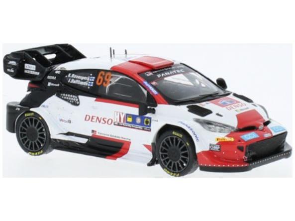 Toyota GR Yaris Rally1 Hybrid #69 Central European Rally2023 Champion Rovanpera 1:43 Scale IXO Diecast Model Car-IXO-Diecast Model Centre