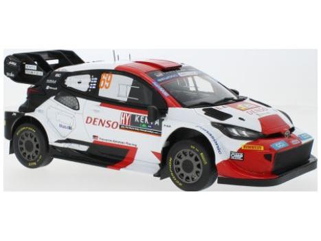 Toyota GR Yaris Rally1 Hybrid #69 Rovanpera/Halttunen Rallye WM Safari Rally 2023 1:18 Scale Diecast Model-IXO-Diecast Model Centre