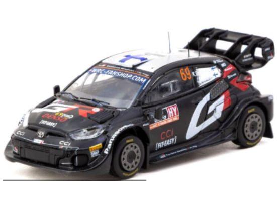 Toyota GR Yaris Rally1 Hybrid Gazoo Racing WRT #69 Rally Latvia 2024 Rovanpera Scale Diecast Car – Pop Race-Pop Race-Diecast Model Centre