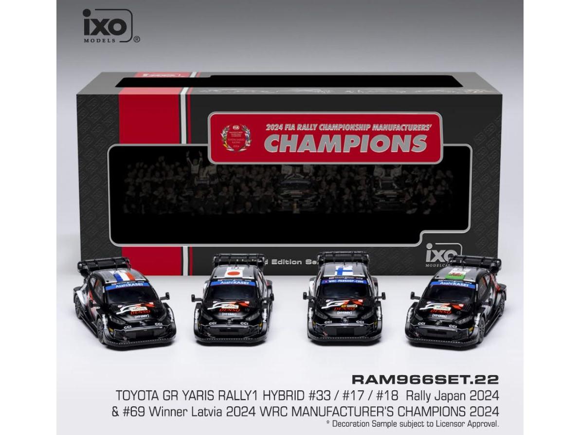 Toyota GR Yaris Rally1 Hybrid Rally WM 2024 1:43 Scale IXO Diecast Model Car-IXO-Diecast Model Centre