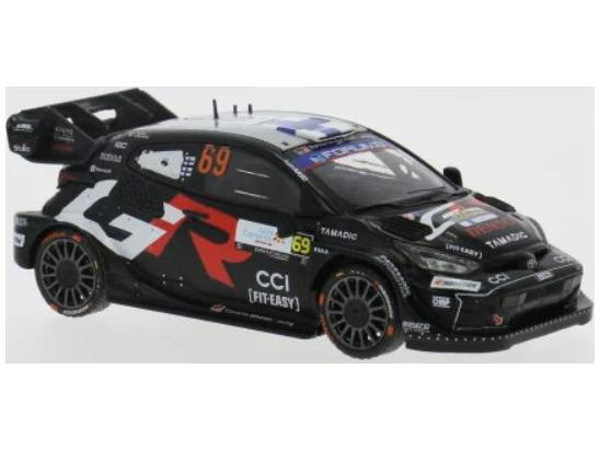 Toyota GR Yaris Rally1 Rally Islas Canaris 2025 #69 K.Rovanpera/J.Halttunen 1:43 Scale IXO Diecast Model Car-IXO-Diecast Model Centre