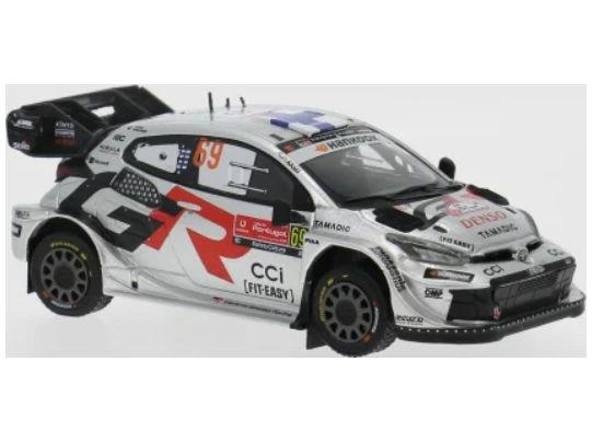 Toyota GR Yaris Rally1 Rally Portugal 2025 #69 K.Rovanpera/J.Halttunen 1:43 Scale IXO Diecast Model Car-IXO-Diecast Model Centre