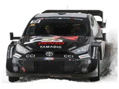 Toyota GR Yaris Rally1 Rallye Hivernal du Devoluy 2025 #99 O.Solberg/E.Edmondson 1:43 Scale IXO Diecast Model Car-IXO-Diecast Model Centre