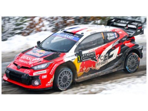 Toyota GR Yaris Rally1 Rallye Monte Carlo 2026 #1 S.Ogier/V.Landais 1:18 Scale IXO Diecast Model Car-IXO-Diecast Model Centre
