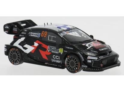 Toyota GR Yaris Rally1 WRC Rally Monte Carlo 2025 #69 K.Rovanpera/J.Halttunen 1:43 Scale IXO Diecast Model Car-IXO-Diecast Model Centre