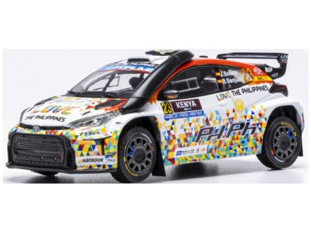 Toyota GR Yaris Rally2 Safari Rallye Kenya 2025 #23 J.Solans/R.Sanjuan 1:43 Scale IXO Diecast Model Car-IXO-Diecast Model Centre