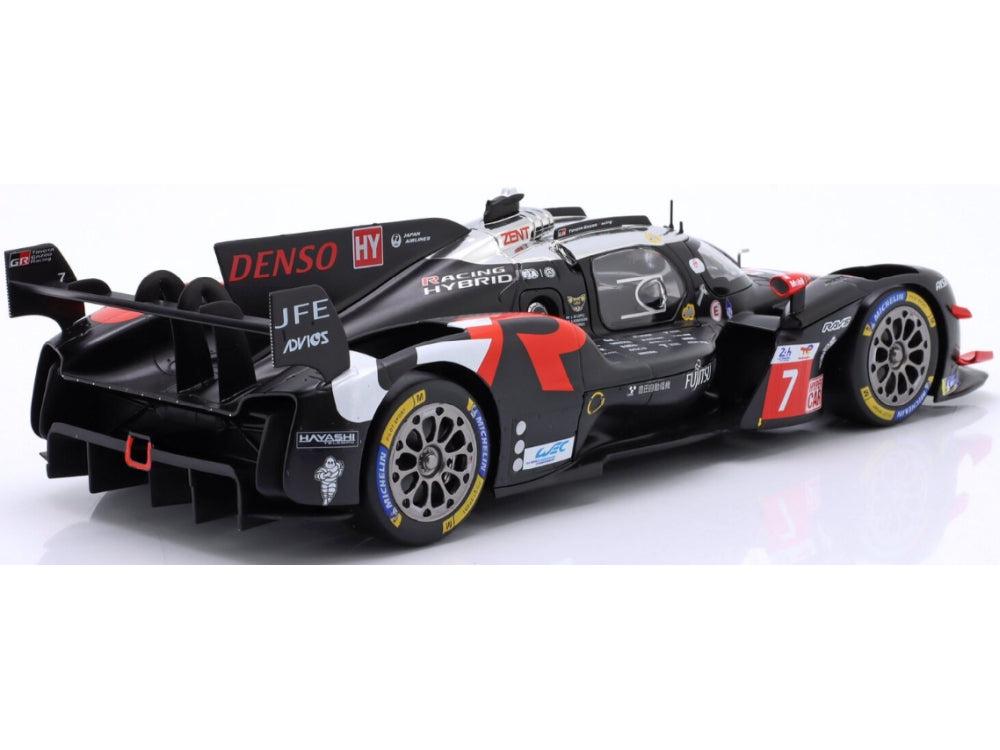 Toyota GR010 Hybrid Gazoo Racing 24h Le Mans 2024 2nd #7 Lopez/Kobayashi/de Vries 1:18 Scale Diecast Model Car – IXO-IXO-Diecast Model Centre