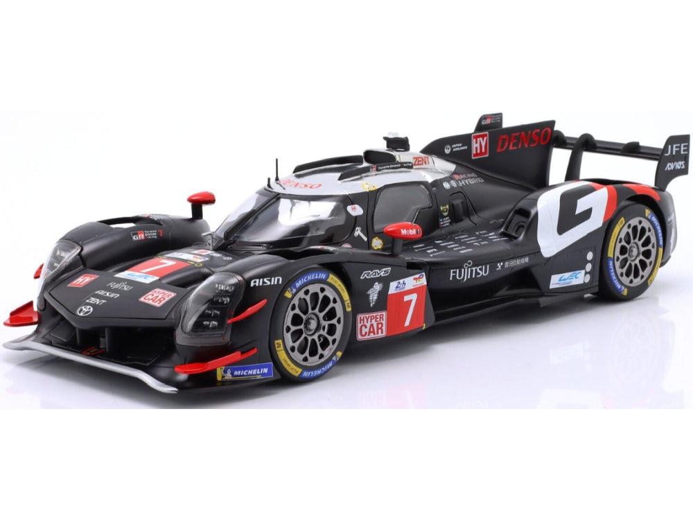 Toyota GR010 Hybrid Gazoo Racing 24h Le Mans 2024 2nd #7 Lopez/Kobayashi/de Vries 1:18 Scale Diecast Model Car – IXO-IXO-Diecast Model Centre