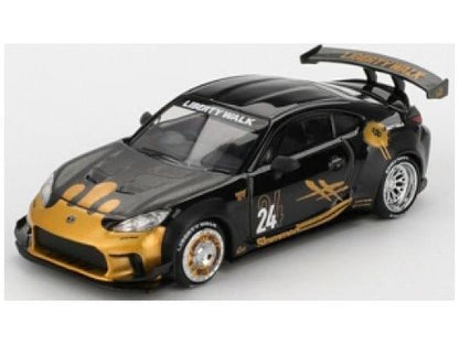 Toyota GR86 LB Nation Black/Gold (RHD) Blister Packaging 1:64 Scale MINI GT Diecast Model Car-MINI GT-Diecast Model Centre