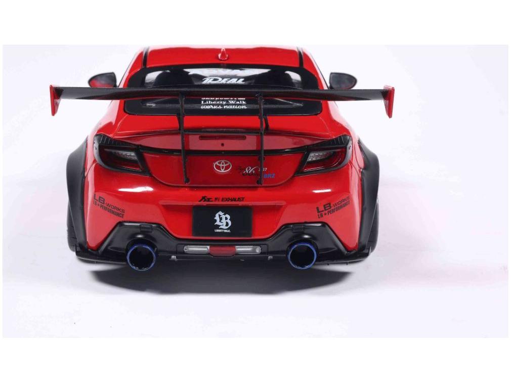 Toyota GR86 Liberty Walk Body Kit Red 2024 1:18 Scale Solido Diecast Model Car-Solido-Diecast Model Centre