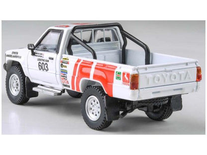 Toyota Hilux 1993 (RHD) Roof of Africa Toyota Dealer Team #603 1:64 Scale Diecast Model Pickup – Para64-Para64-Diecast Model Centre