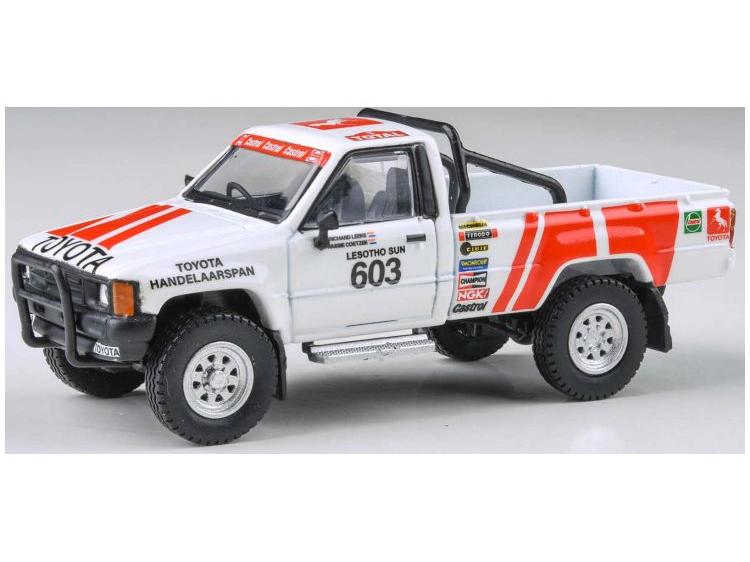 Toyota Hilux 1993 (RHD) Roof of Africa Toyota Dealer Team #603 1:64 Scale Diecast Model Pickup – Para64-Para64-Diecast Model Centre