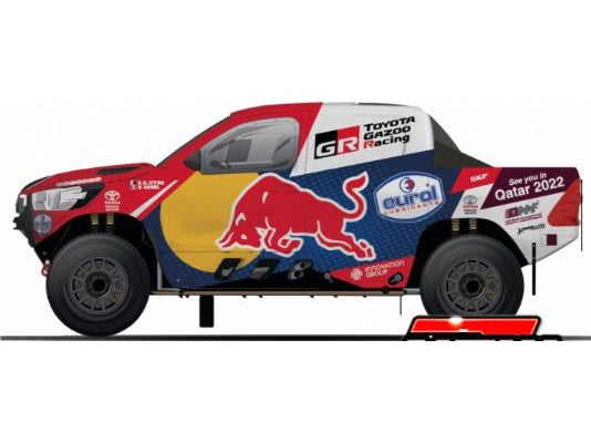 Toyota Hilux AL-ATTIYAH Dakar Rally 2023 - 1:24 Scale 2.4 GHz RC Pickup Truck-Maisto-Diecast Model Centre