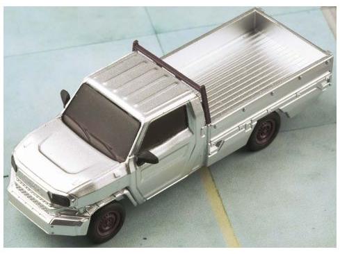 Toyota Hilux Champ Tamaraw Silver Metallic 2025 1:64 Scale Diecast Model Pickup – Para64-Para64-Diecast Model Centre