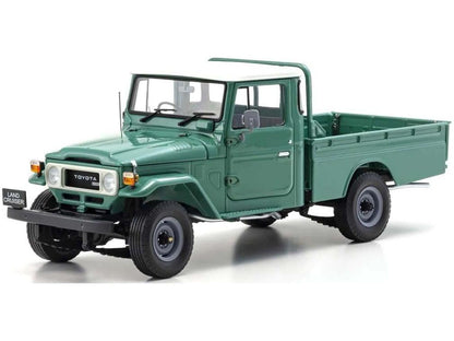 Toyota Land Cruiser 40 Pick Up 1980 Fashion Green 1:18 Scale Diecast Model Truck – Kyosho-Kyosho-Diecast Model Centre