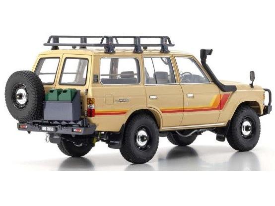 Toyota Land Cruiser 60 1980 Beige 1:18 Scale Diecast Model Car – Kyosho-Kyosho-Diecast Model Centre