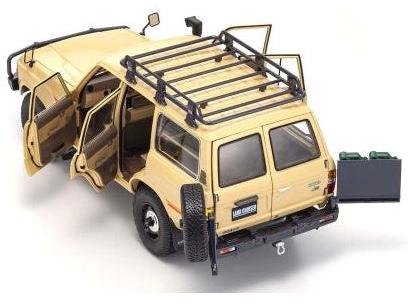 Toyota Land Cruiser 60 1980 Beige 1:18 Scale Diecast Model Car – Kyosho-Kyosho-Diecast Model Centre
