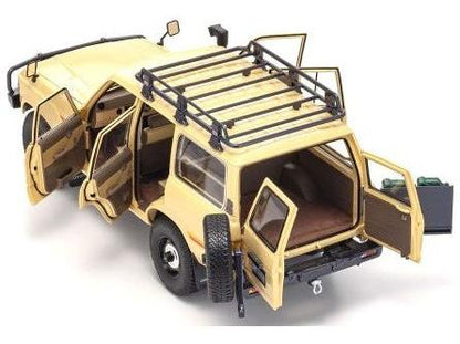 Toyota Land Cruiser 60 1980 Beige 1:18 Scale Diecast Model Car – Kyosho-Kyosho-Diecast Model Centre