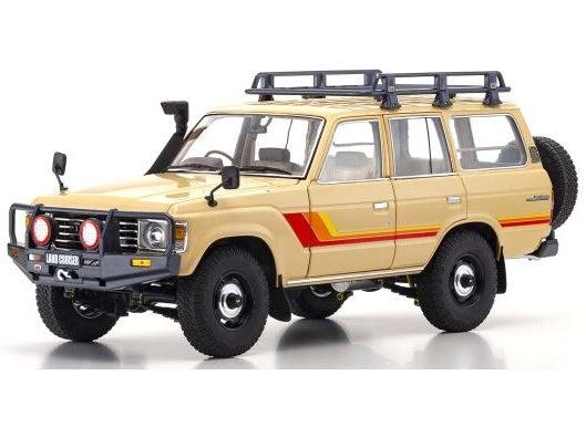 Toyota Land Cruiser 60 1980 Beige 1:18 Scale Diecast Model Car – Kyosho-Kyosho-Diecast Model Centre