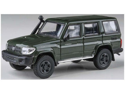 Toyota Landcruiser LC76 Military Green 2014 (RHD) 1:64 Scale Diecast Model Car – Para64-Para64-Diecast Model Centre