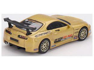 Toyota Supra (A80) Top Secret GT-300 gold - 1:64 Scale Model Car-MINI GT-Diecast Model Centre