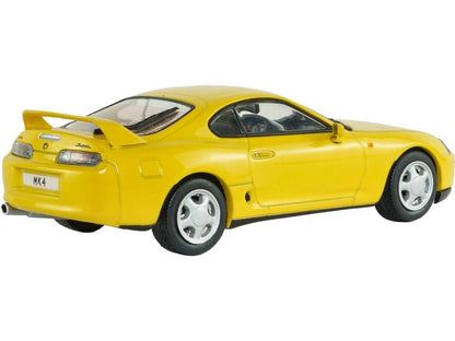 Toyota Supra MK4 Super Bright Yellow 2001 1:43 Scale Diecast Car – Solido-Solido-Diecast Model Centre
