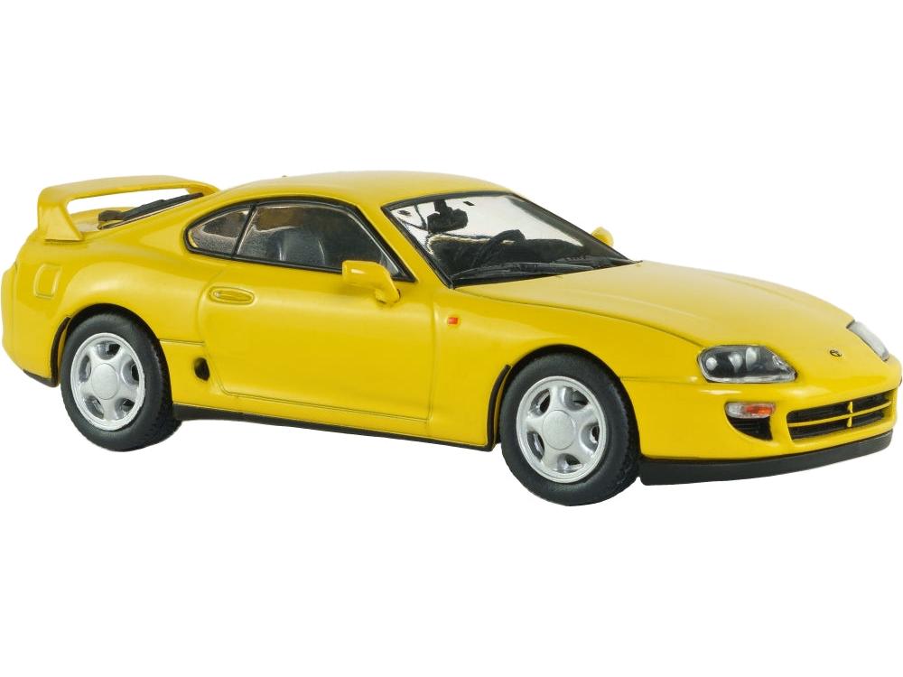 Toyota Supra MK4 Super Bright Yellow 2001 1:43 Scale Diecast Car – Solido-Solido-Diecast Model Centre
