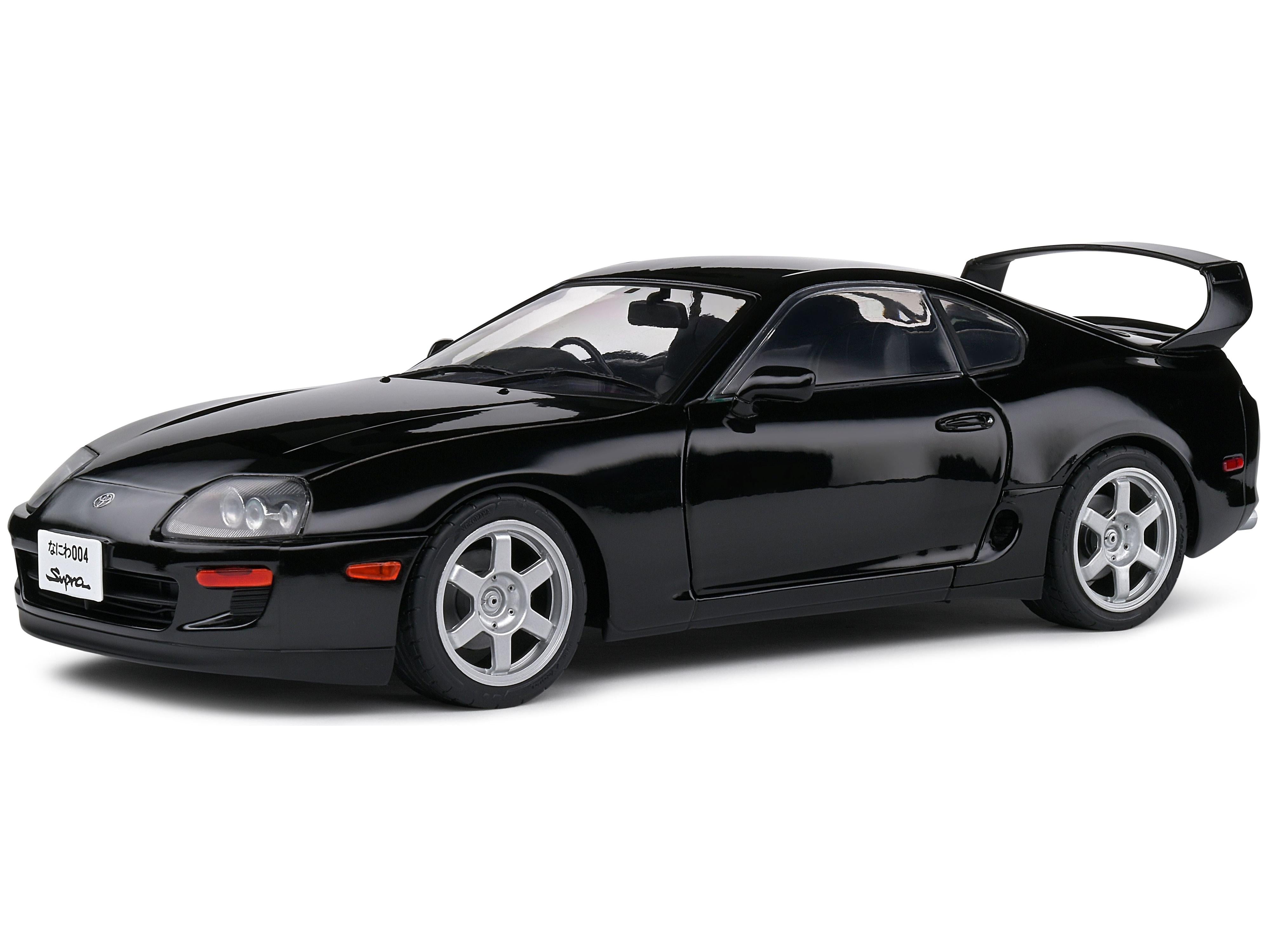 Toyota Supra Mk4 (A80) 1993 Black 1:18 Scale Solido Diecast Model-Solido-Diecast Model Centre
