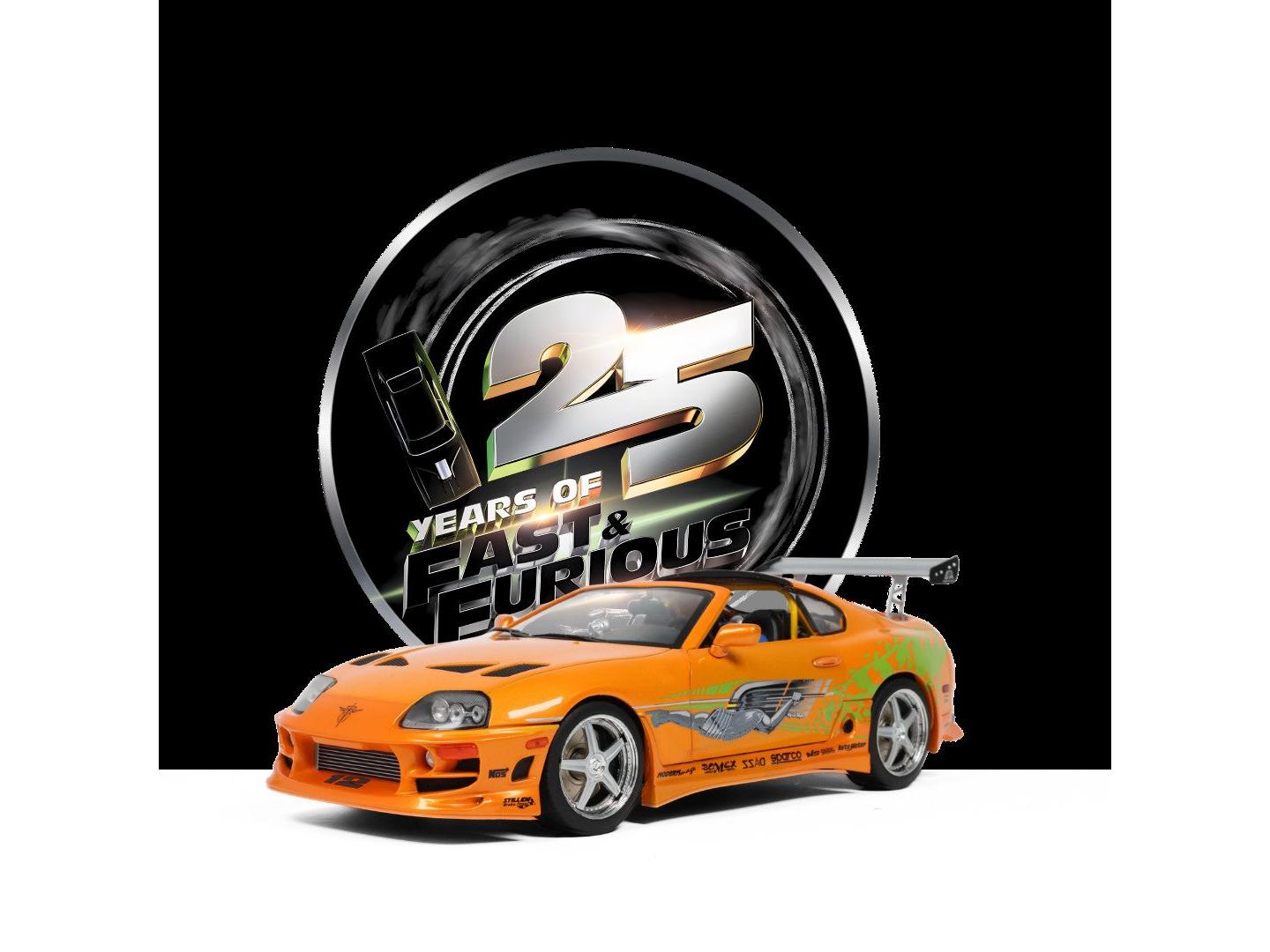 Toyota Supra Mk4 (A80) Fast and Furious 1 Brian Open Roof 2001 1:18 Scale Solido Diecast Model Cars-Solido-Diecast Model Centre