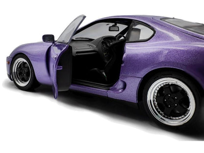 Toyota Supra Mk4 (A80) Solido Works Purple 1993 1:18 Scale Diecast Model Car – Solido-Solido-Diecast Model Centre