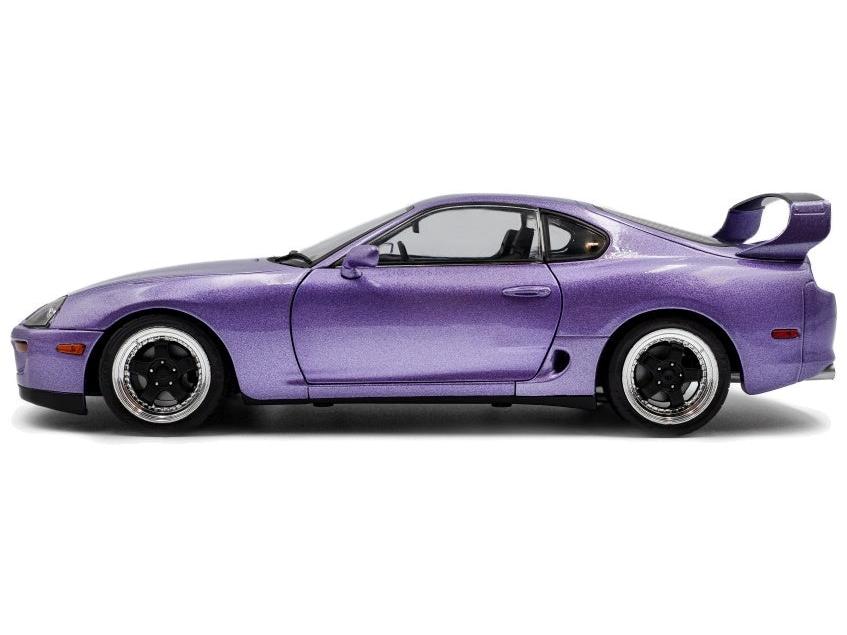 Toyota Supra Mk4 (A80) Solido Works Purple 1993 1:18 Scale Diecast Model Car – Solido-Solido-Diecast Model Centre