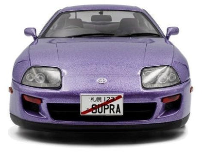 Toyota Supra Mk4 (A80) Solido Works Purple 1993 1:18 Scale Diecast Model Car – Solido-Solido-Diecast Model Centre