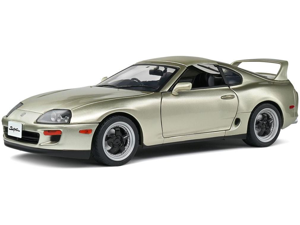 Toyota Supra Mk4 (A80) Targa Roof 1998 Grey 1:18 Scale Solido Diecast Model-Solido-Diecast Model Centre