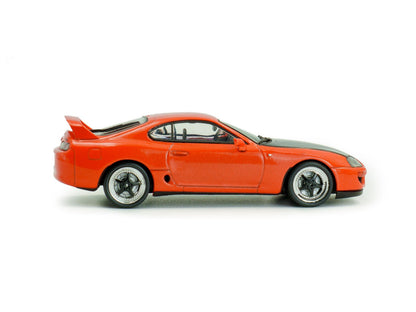 Toyota Supra Mk4 Orange Custom 2001 1:43 Scale Solido Diecast Model Car-Solido-Diecast Model Centre