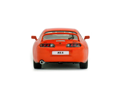 Toyota Supra Mk4 Orange Custom 2001 1:43 Scale Solido Diecast Model Car-Solido-Diecast Model Centre