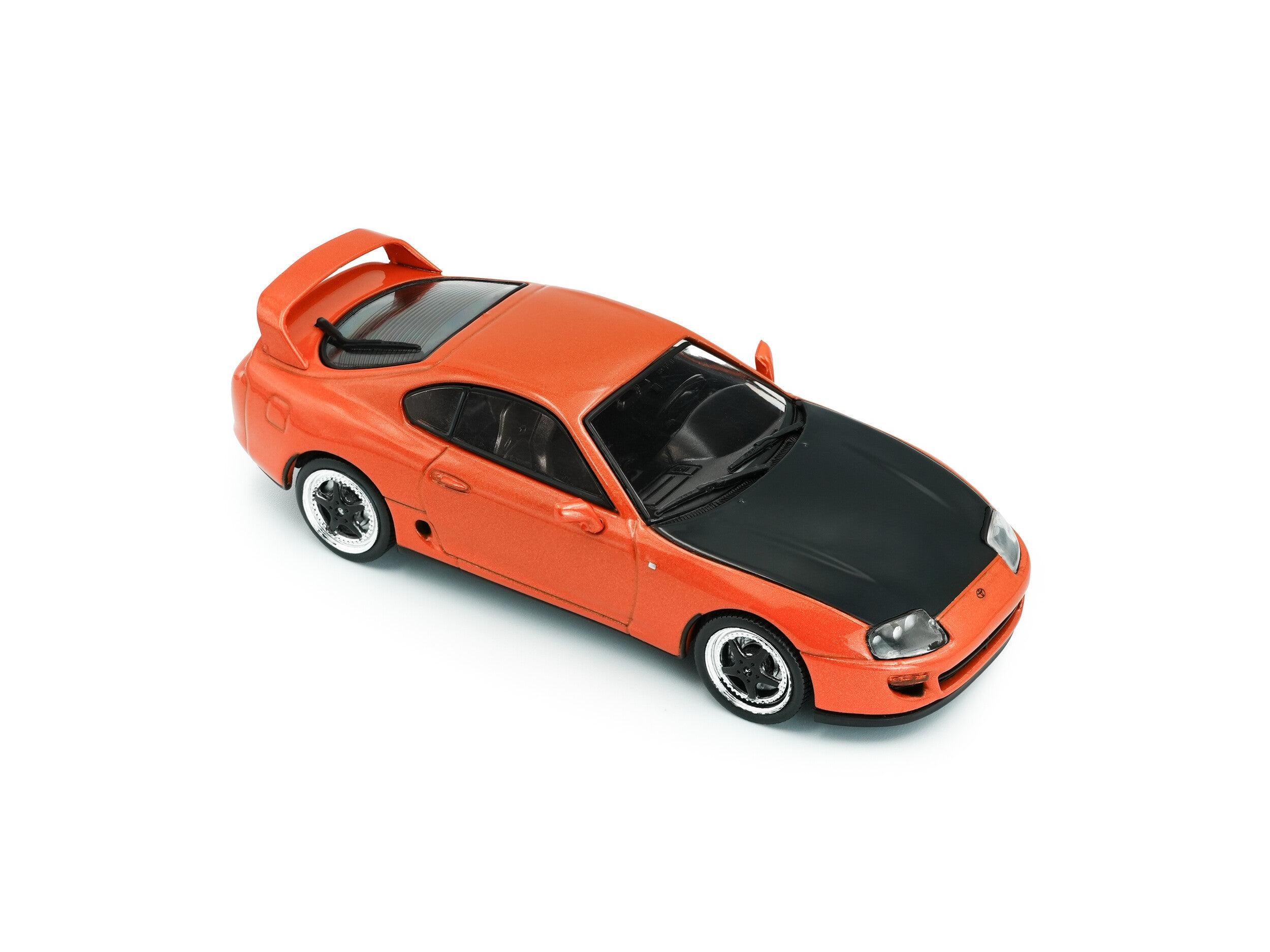 Toyota Supra Mk4 Orange Custom 2001 1:43 Scale Solido Diecast Model Car-Solido-Diecast Model Centre