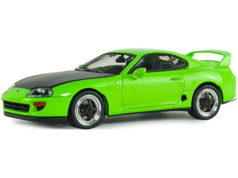 Toyota Supra Mk4 Solido Works Neon Green 2001 1:43 Scale Solido Diecast Model Car-Solido-Diecast Model Centre