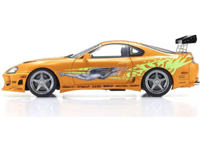 Toyota Supra Turbo Fast and Furious Orange Pearl 1:18 Scale Kyosho Diecast Model Car-Kyosho-Diecast Model Centre