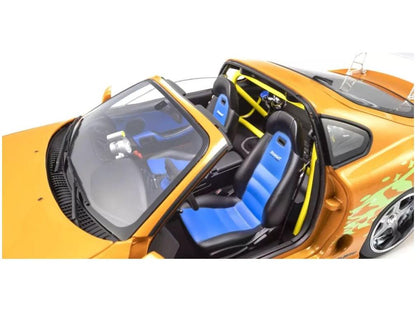 Toyota Supra Turbo Fast and Furious Orange Pearl 1:18 Scale Kyosho Diecast Model Car-Kyosho-Diecast Model Centre