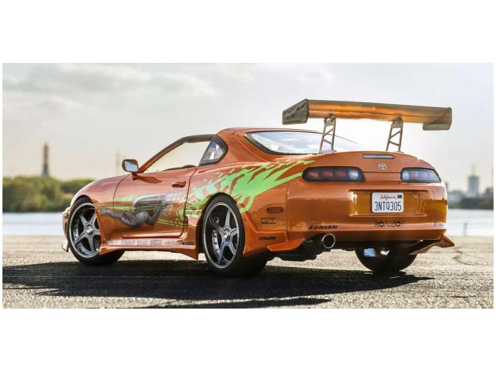 Toyota Supra Turbo Fast and Furious Orange Pearl 1:18 Scale Kyosho Diecast Model Car-Kyosho-Diecast Model Centre