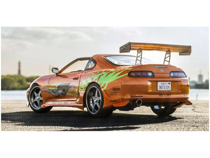 Toyota Supra Turbo Fast and Furious Orange Pearl 1:18 Scale Kyosho Diecast Model Car-Kyosho-Diecast Model Centre