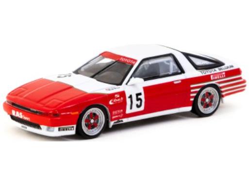 Toyota Supra Turbo (MA70) #15 M.Micangeli/E.Calderari ETCC 1987 1:64 Scale Tarmac Works Diecast Model-Tarmac Works-Diecast Model Centre