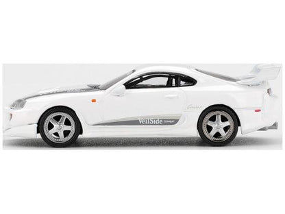 Toyota Supra Veilside Combat V-I White (LHD) 1:64 Scale Diecast Model Car – MINI GT-MINI GT-Diecast Model Centre